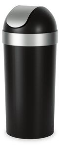 Черно пластмасово кошче за боклук 62 l Venti – Umbra