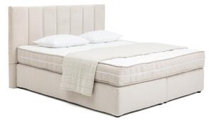 Бежово боксспринг легло 160x200 cm Olia Bold Line – Bonami Selection