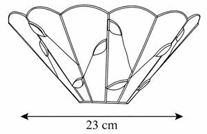 Brilagi - Тифани витражно стенно осветително тяло FOLIA 1xE14/40W/230V