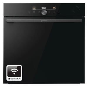 Фурна за вграждане Gorenje BPSA6747DGWI, клас А+, 77 л. обем, пиролитично почистване, PerfectGrill, SteamAssist, StepBake, черна