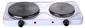 Котлон Rosberg R51445ID, 2500W, 2 нагревателни плочи, механично управление, 5 нива на загряване, защита от прегряване, бял