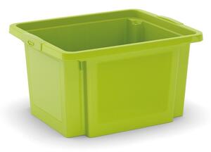 Зелена пластмасова кутия за съхранение 42x35x23 cm H-Box S – KIS