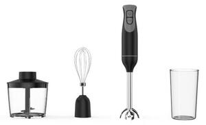 Пасатор Voltz OV51112NSC, с кана, чопър и бъркалка, 600W, 700ml обем, 2 степени на работа, черен