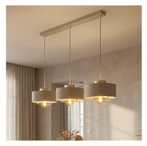Brilagi - Полилей на кабел SPRING 3xE27/60W/230V бежов/златен