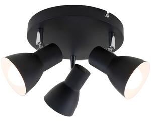 Briloner 2860-035 - точково осветително тяло CUP 3xE14/25W/230V черно