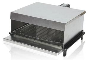 Парти грил Rubino PG-06I, възможност за горно и долно печене, 800W, сребрист