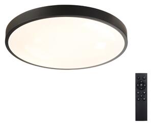 Brilagi - Димируемо LED осветително тяло GLASS POOL DOUBLE LED/48W/230V 40 cm черно + дистанционно управление