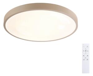 Brilagi - Димируемо LED осветително тяло GLASS POOL DOUBLE LED/48W/230V 40 см бежово + дистанционно управление