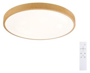 Brilagi-LED димируемо осветително тяло GLASS POOL DOUBLE LED/48W/230V 40 см дървесен декор + дистанционно управление