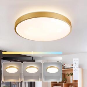 Brilagi - LED димируемо осветително тяло GLASS POOL DOUBLE LED/60W/230V 50 cm златно + дистанционно управление