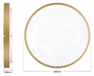 Brilagi - LED димируемо осветително тяло GLASS POOL DOUBLE LED/60W/230V 50 cm златно + дистанционно управление