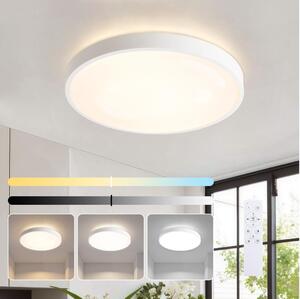 Brilagi - LED димируемо осветително тяло GLASS POOL DOUBLE LED/48W/230V 40 см бяло + дистанционно управление