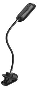 Immax 08998L - LED+CCT димируема настолна лампа с щипка CLIP 7,5W/230V черна
