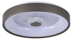Searchlight 89735-38LT - LED димируем плафон POLKA 24W/230V + 6W, диаметър 38,5 см, кафяв