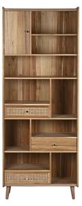 Лавица Home ESPRIT Естествен Aкациево дърво Дървен MDF 70 x 30 x 180 cm