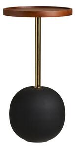 Кръгла странична масичка с дъска от мангово дърво ø 30 cm Sirone – House Nordic