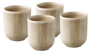 Бежови глинени чаши в комплект 4 бр. 360 ml Viola – House Nordic