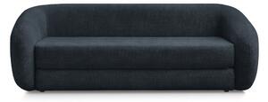 Тъмносин шенилов сгъваем диван 228 cm Neyo – Bobochic Paris