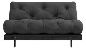 Тъмносив разтегателен диван 140 cm Roots Black Night – Karup Design