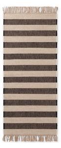 Черна/кремава двустранна/ръчно изработена ютена пътека 80x200 cm Playa – Hanse Home