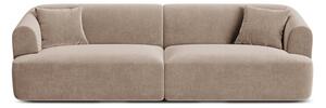 Светлокафяв кадифен диван 255 cm Campi – Cosmopolitan Design