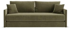 Зелен кадифен сгъваем диван 209 cm Shannon – Cosmopolitan Design