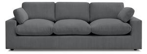 Тъмносив диван от рипсено кадифе 250 cm Belair – Bobochic Paris