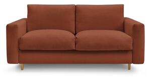 Оранжев диван за ежедневно спане/сгъваем 220 cm Cocoone – Bobochic Paris