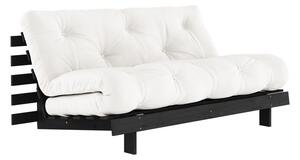 Кремав разтегателен диван 160 cm Roots Black Night – Karup Design