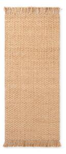 Двустранна/ръчно изработена ютена пътека в естествен цвят 80x300 cm Fjord – Hanse Home