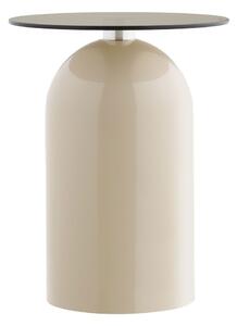 Кръгла странична масичка със стъклен плот ø 40 cm Ravello – House Nordic