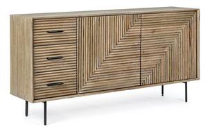 Скрин от масивно манго в естествен цвят 160x83x40 cm Darsey – Bizzotto