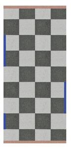 Тъмнозелен/кремав килим подходящ за пране 70x150 cm Square – Mette Ditmer Denmark