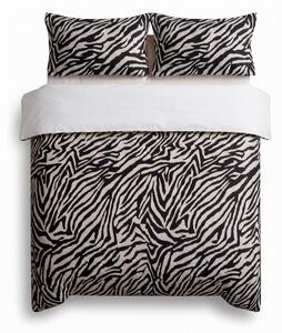Черно единично спално бельо 200x140 cm Zebra – Mijolnir