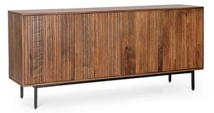 Скрин от масивно манго в естествен цвят 170x75x40 cm Tadita – Bizzotto
