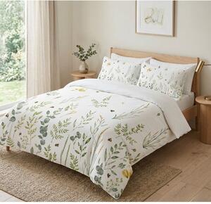 Бяло двойно спално бельо 200x200 cm Gardenia – Mijolnir