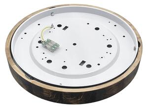 LED плафон OAK SMOKY SLIM LED/36W/230V 4000K диам. 47 см дъб/тъмно кафяв