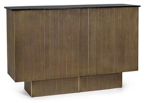 Кухненски остров с дъска от мангово дърво 40x160 cm Virat – Bizzotto