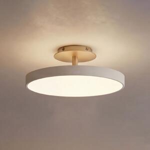 UMAGE LED плафон Asteria UP PLUS, перлено бял, Ø 31 cm CCT, Затъмняване, Бежов, Дневна/трапезария, Метал, Дизайн