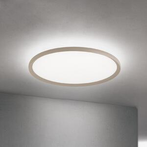 ORION LED плафон Kant, Ø 60 cm каки, CCT метал/пластмаса, Затъмняване, Зелен, Дневна/трапезария, Алуминий, Модерен