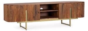Маса за телевизор от масивно манго в естествен цвят 180x45x40 cm Vilas – Bizzotto