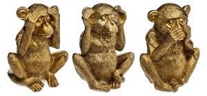 Декоративна фигура atmosphera Sama Wisdom, Смола, 17 cm, 3 бр