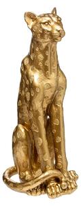 Декоративна фигура atmosphera Leopard, Смола, 90 cm - Златист