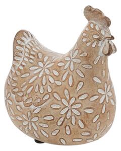 Декоративна фигура atmosphera Linda, Смола, Бежов, 20 cm