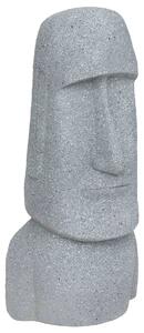 Декоративна статуя atmosphera Moai, Магнезий, Сив, 82 cm