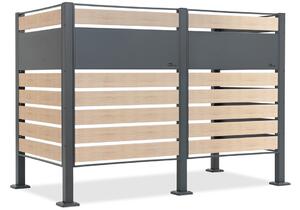 Корпус за 2 контейнера за отпадъци 120l или 240l Breda CoverTech