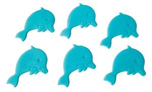 Детска противоплъзгаща подложка за вана 12x8 cm Dauphins – Spirella