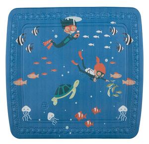 Детска противоплъзгаща подложка за душ 55x55 cm Scuba Diver – Spirella