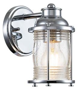 Quintiesse QN-ASHLANDBAY1-PC-BATH-Външна стенна лампа ASHLAND BAY 1xE27/60W/230V IP44