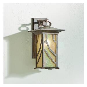 Quintiesse QN-MORRIS-L - Външна стенна лампа MORRIS L 1xE27/60W/230V IP44 бронзова